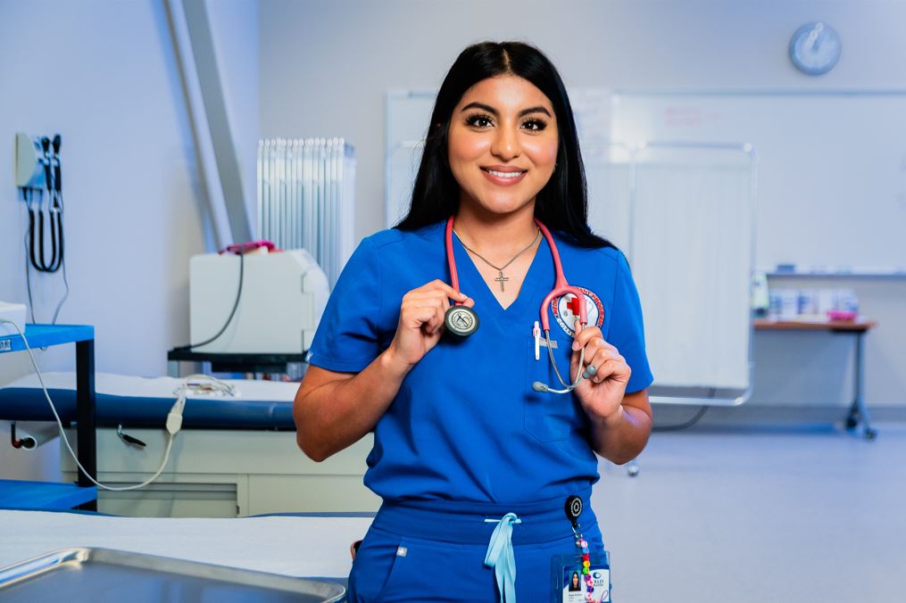 Medical Assisting Advanced Practice Student ready for class to begin