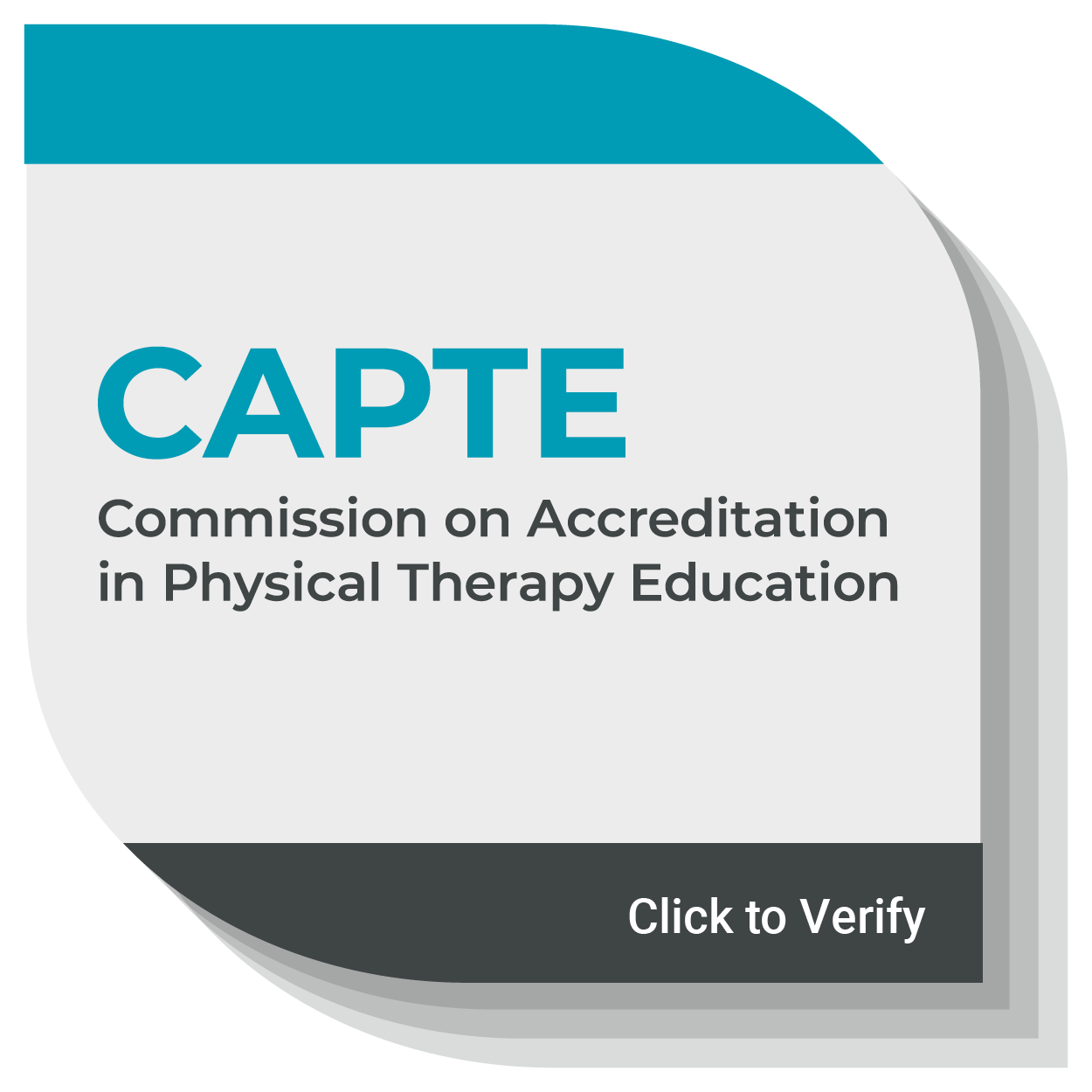 Commission on Accreditation in Physical Therapy Education (CAPTE) logo