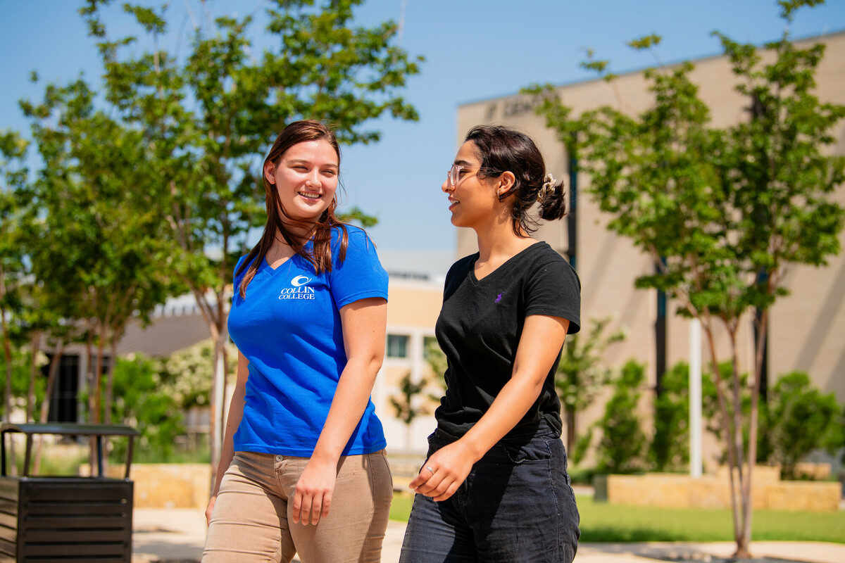 Students on campus