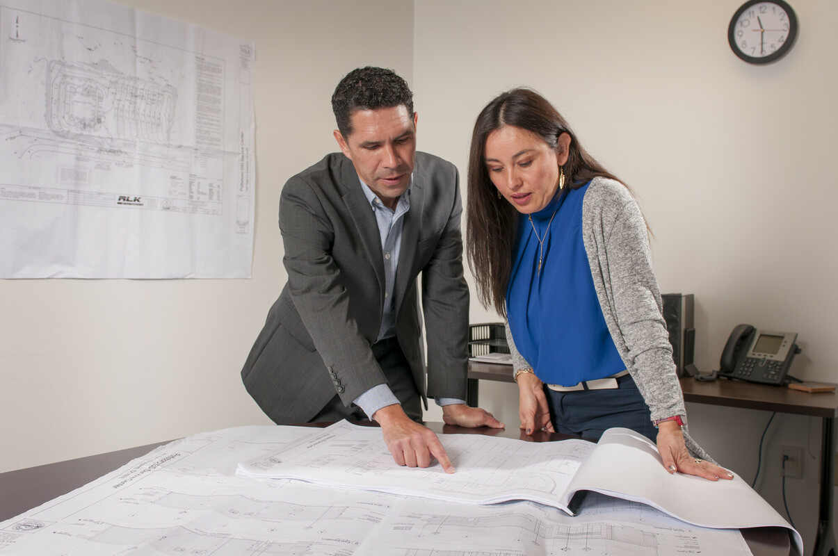 Professor works with community member